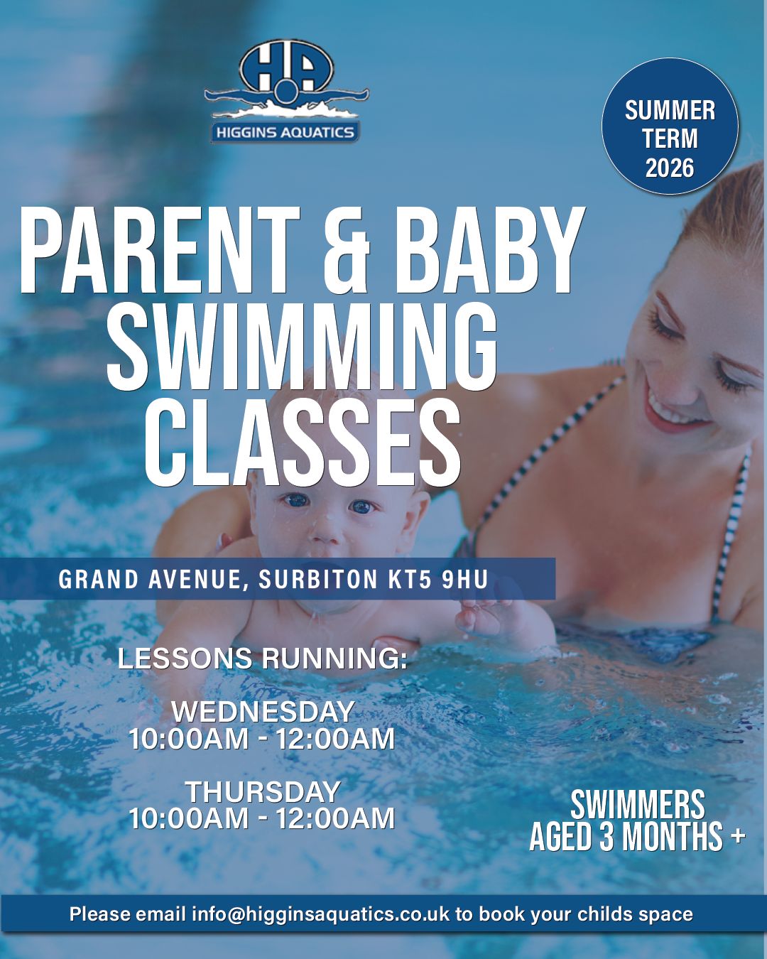 Grand Avenue Parent and baby swimming lessons